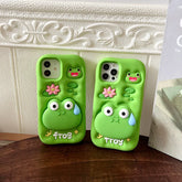 3D Frog Phone Case